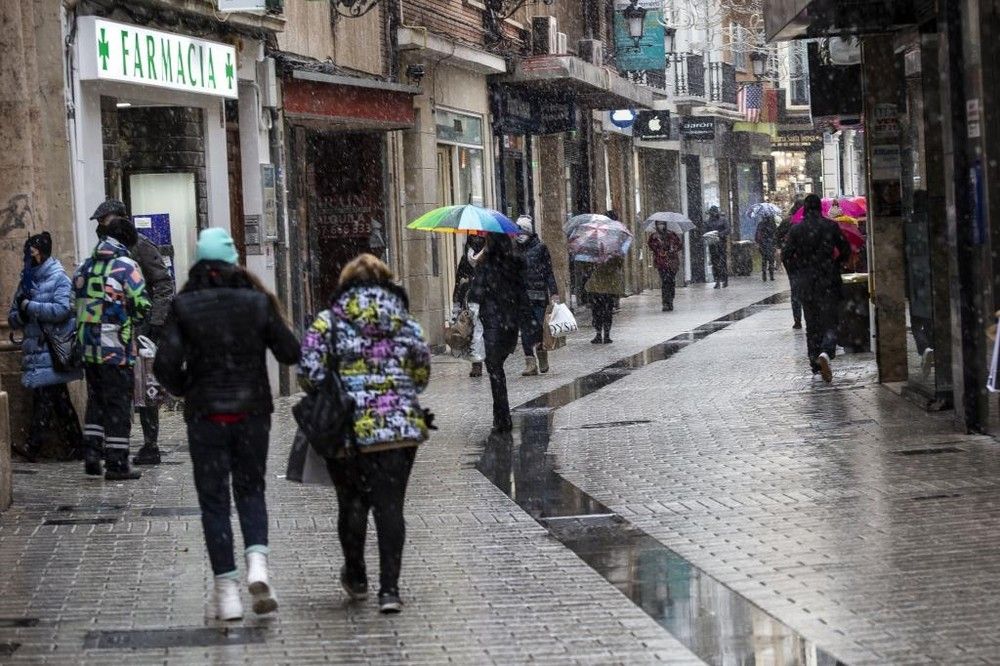 Filomena ‘congela’ las esperanzas de comercios y hostelería