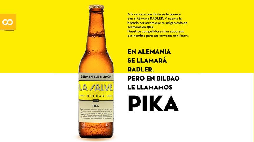 LA SALVE Pika, una mezcla tradicional de cerveza con limón natural exprimido