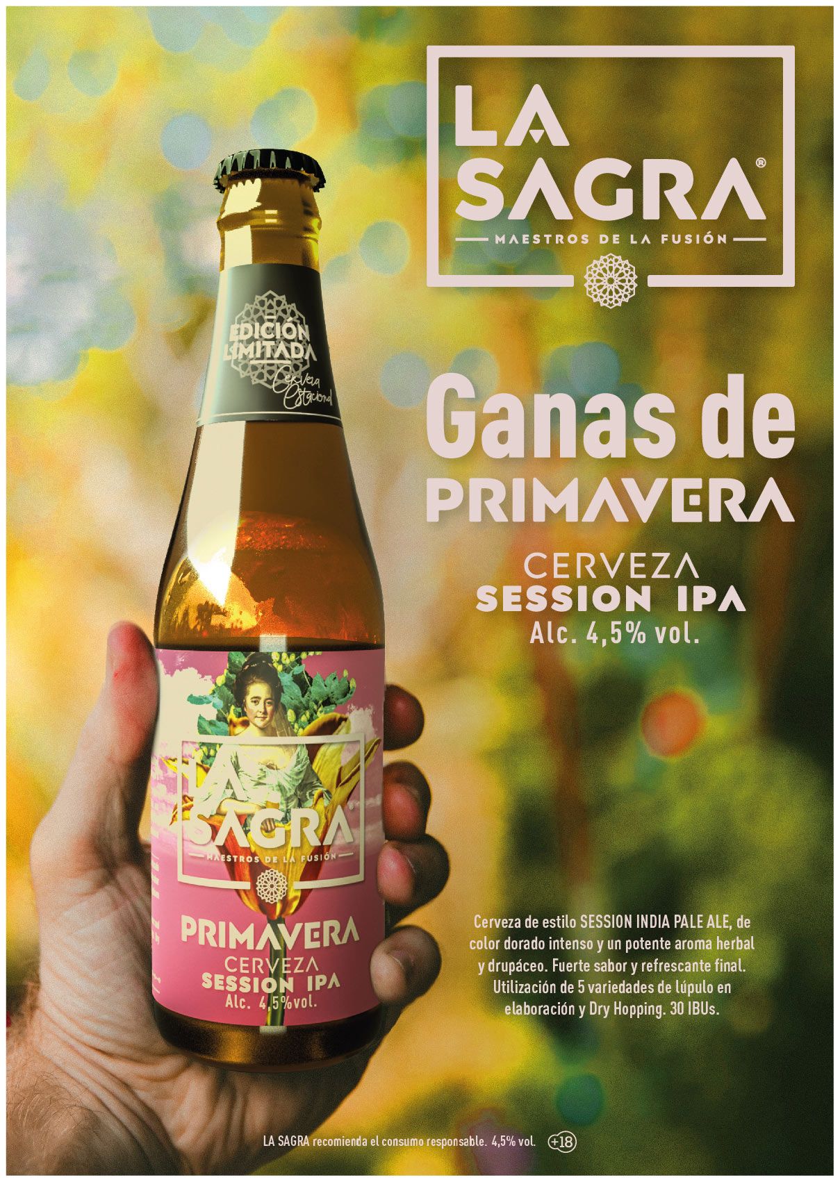 LA SAGRA RECIBE LA PRIMAVERA CON SU NUEVA CERVEZA DE TEMPORADA