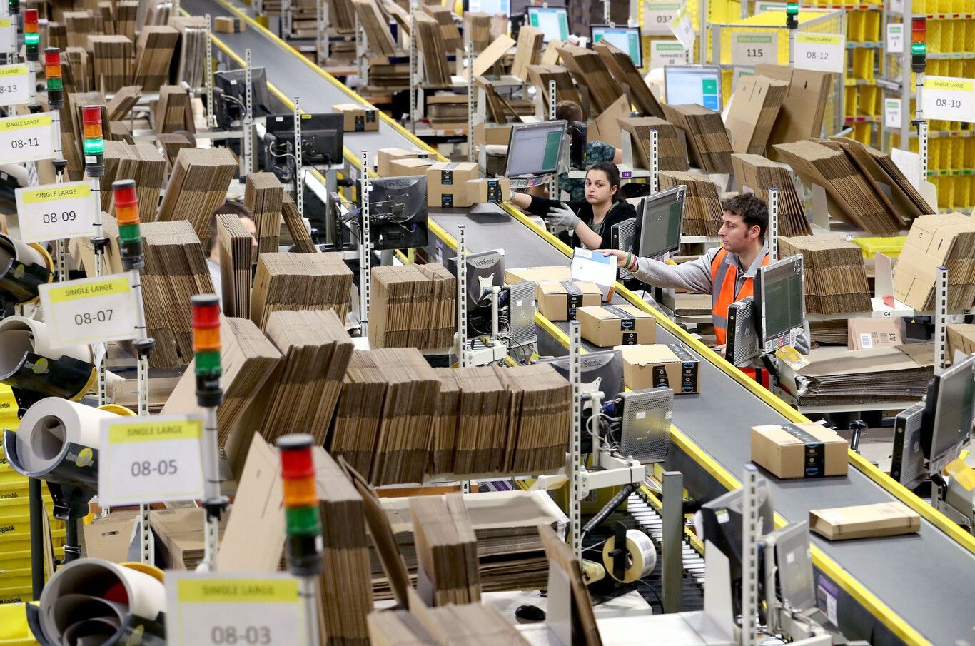 La solución de Amazon para que trabajar en un almacén valga la pena: convertirlo en un juego