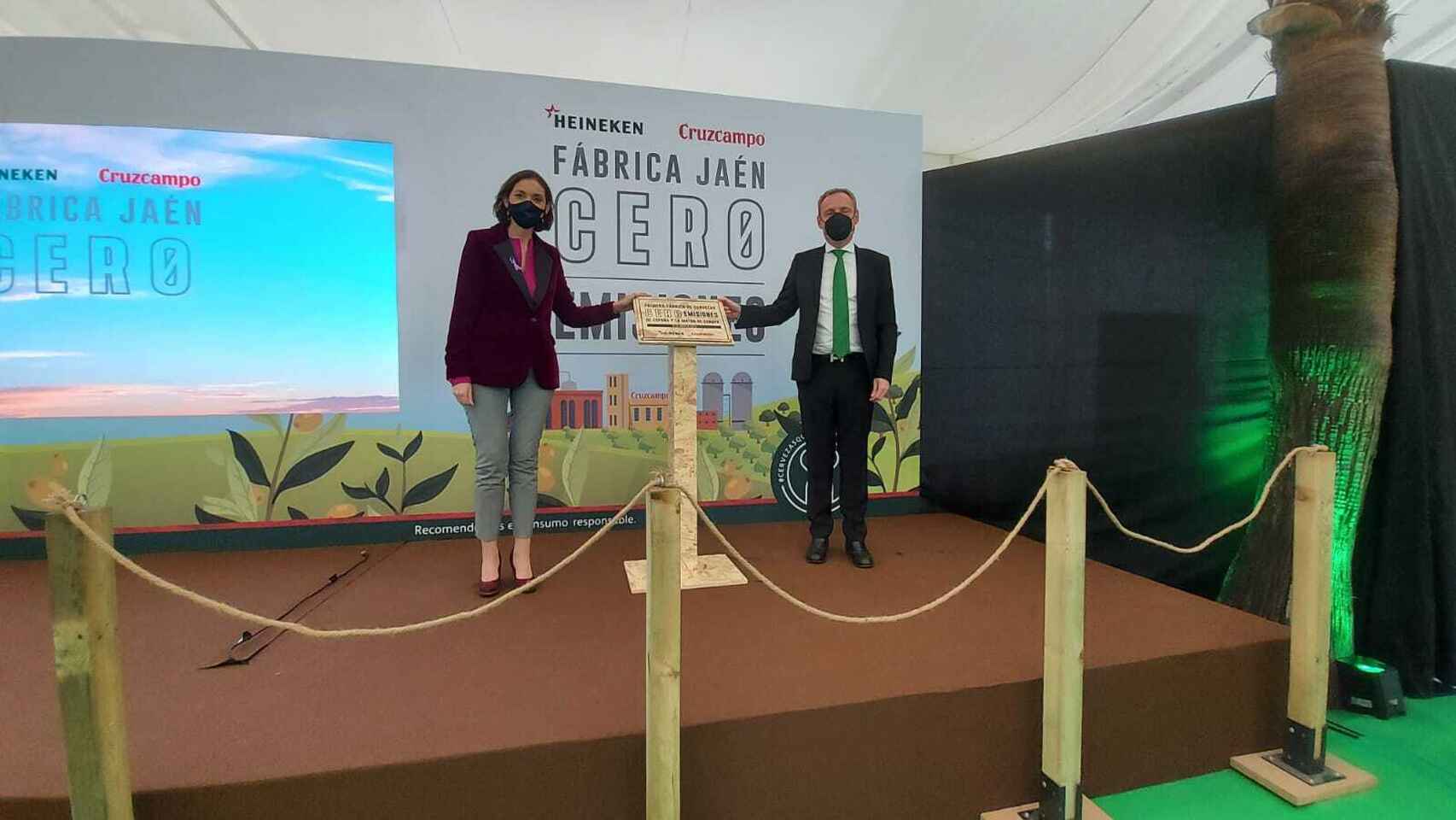 Heineken inaugura en Jaén la primera fábrica de cerveza cero emisiones de España