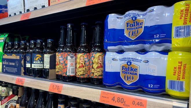 Mercadona lanza su cerveza tostada Falke 0,0%