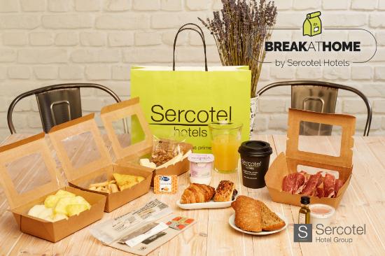 Sercotel y Just Eat llevan el desayuno de hotel a casa