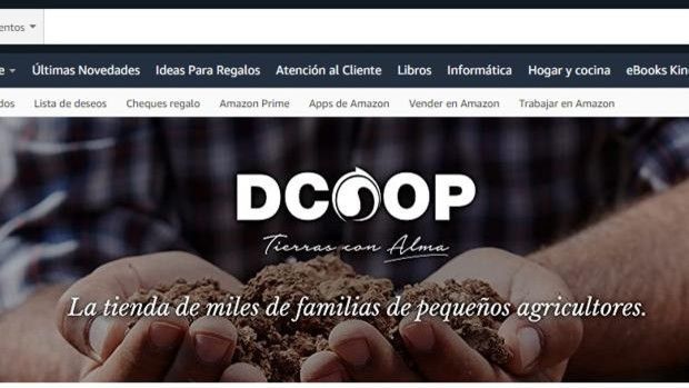 Dcoop abre tienda propia en Amazon