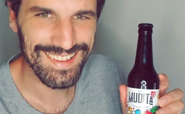 Asier de la Iglesia presenta ‘Mudita’, su nueva cerveza «con corazón»