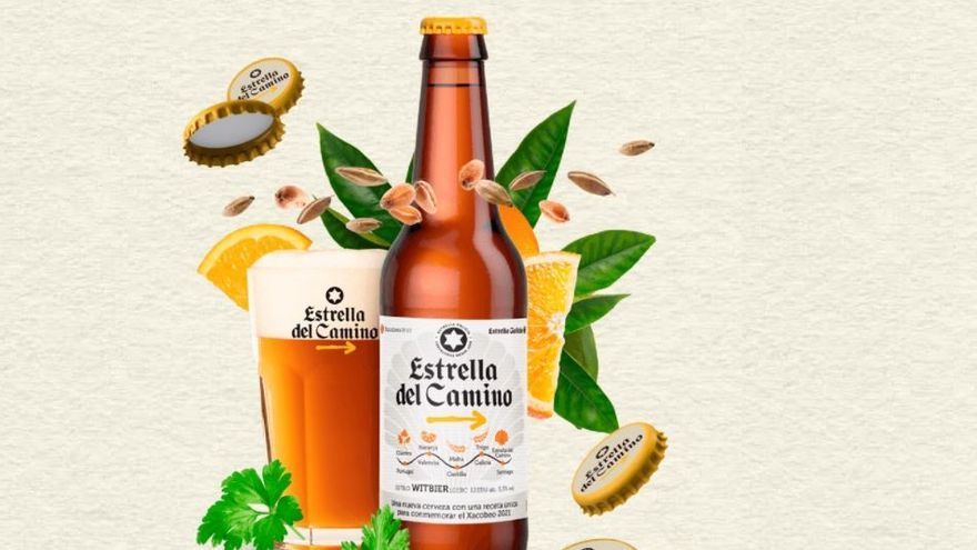 Estrella Galicia lanza una cerveza «peregrina» de edición limitada