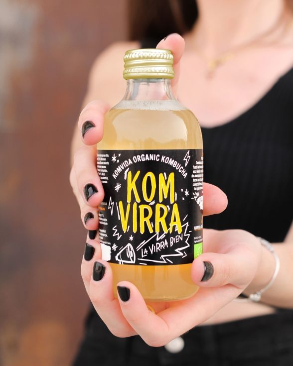 Komvida se lanza al segmento de bebidas NOLO con la nueva Komvirra, su ‘virra sin’ a base de kombucha