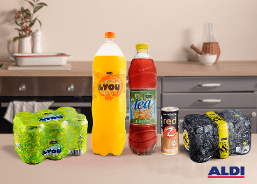 Aldi reduce hasta un 45% el azúcar en sus refrescos