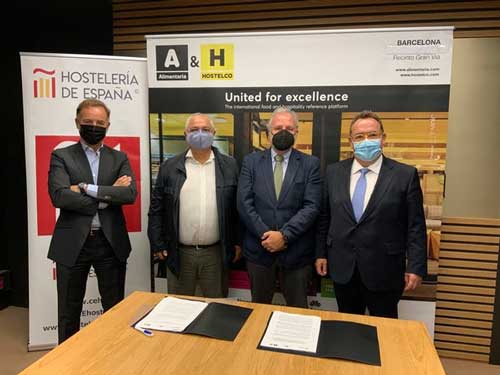 Alianza entre Alimentaria & Hostelco y Hostelería de España para reactivar el sector hostelero