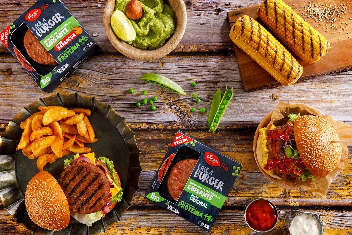 Biogran-El Granero.-Primera hamburguesa plant-based ecológica del mercado