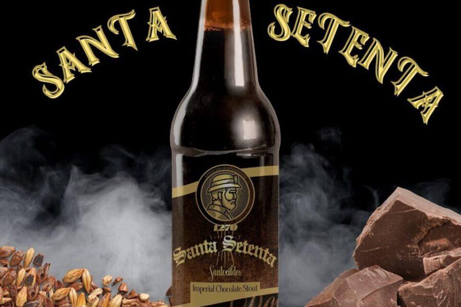 ‘Santa Setenta’, la nueva cerveza minera negra que aúna la 12-70 con Chocolates Santocildes