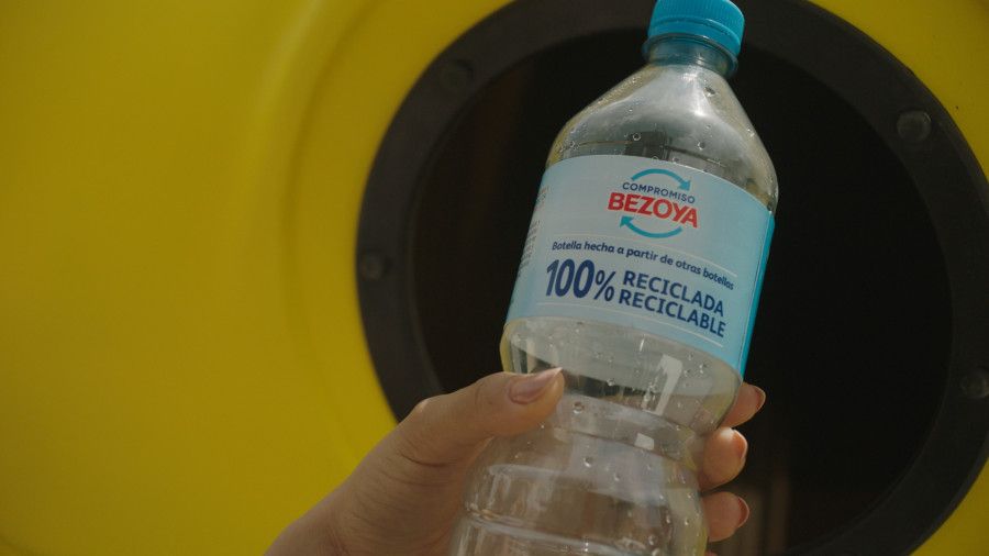 ​Bezoya certifica todos sus envases como 100% Plástico Reciclado
