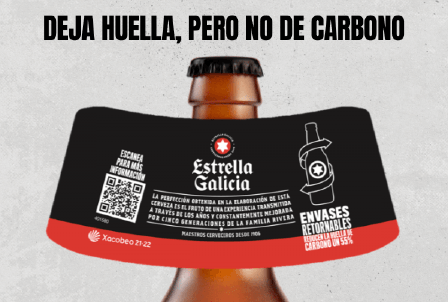 ​Estrella Galicia pone sus envases al servicio de la concienciación sobre economía circular ￼