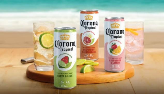 Corona Tropical, primera incursión de la marca fuera del terreno de la cerveza