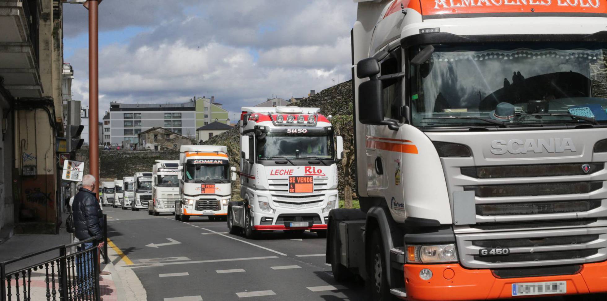 La cadena agroalimentaria avisa: no podrá aguantar otra huelga del transporte por carretera