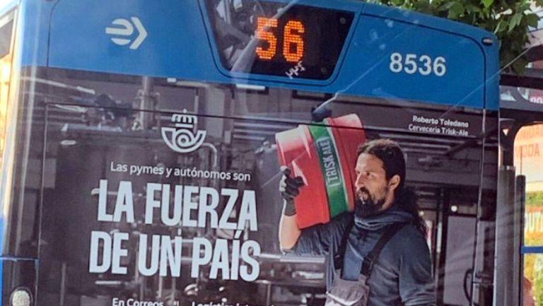 La cerveza artesanal de Nigrán se sube a los buses de Madrid￼￼
