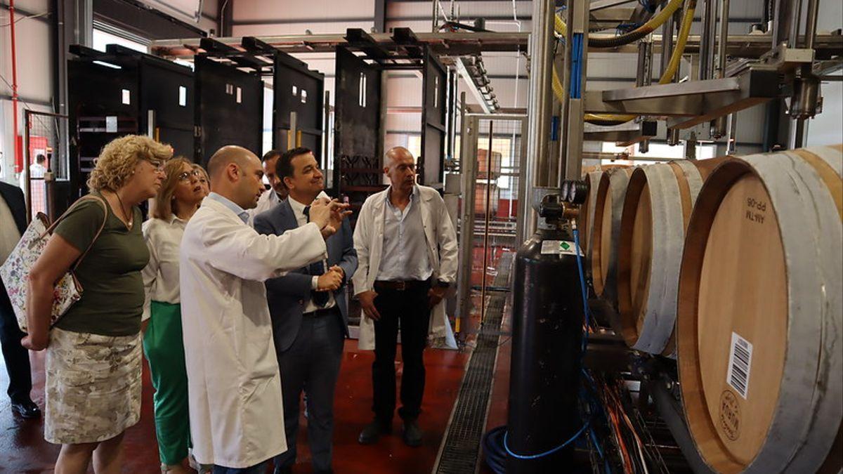 Félix Solís Avantis inaugura el almacén de barricas de vino tranquilo más grande del mundo