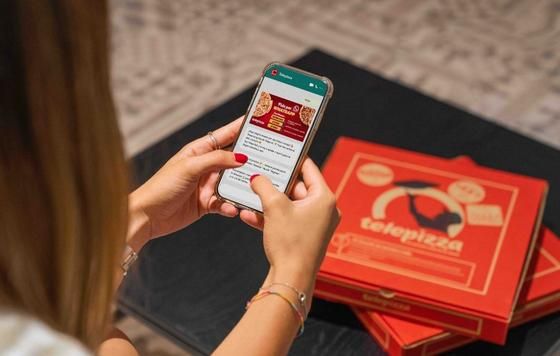 Ya se puede pedir Telepizza a través de Whatsapp ￼￼