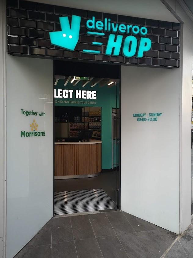 Deliveroo Hop llega a Londres, combinando la venta online con la tienda física