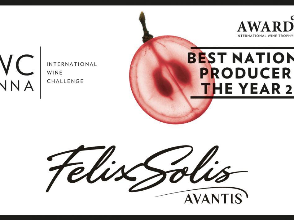 Félix Solís Avantis celebra su 70 aniversario logrando el galardón al “Mejor Productor Español” en los AWC Vienna 2022