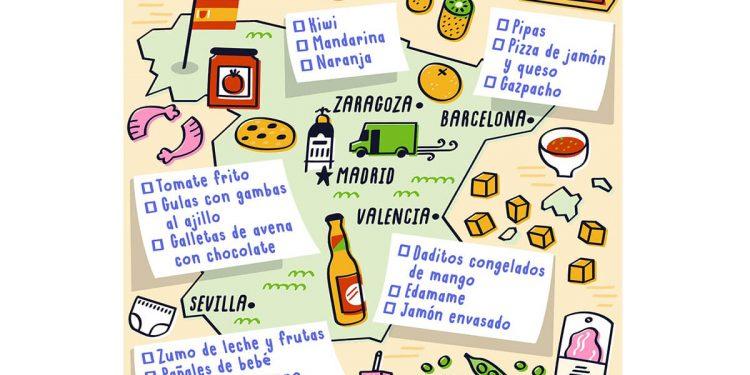Los productos frescos triunfan en la cesta de la compra de Amazon Fresh