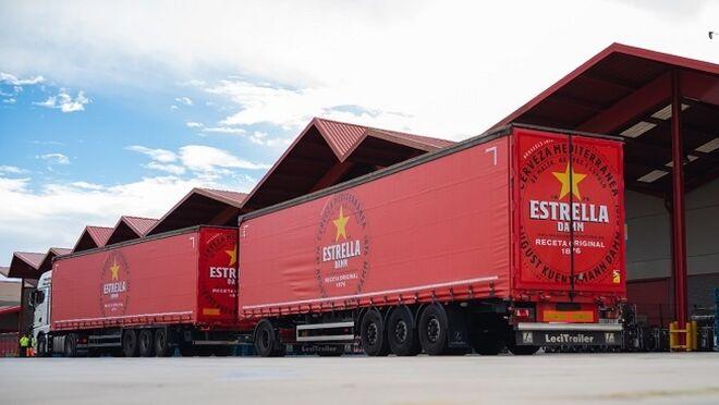 Damm pone en marcha el primer duotráiler para reducir su huella de carbono