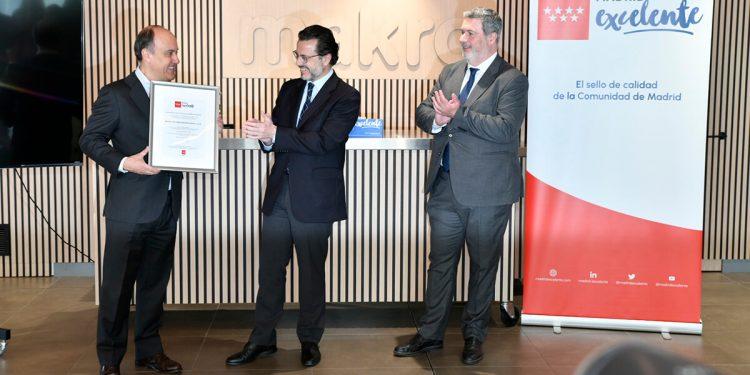 La Comunidad de Madrid reconoce el compromiso con la innovación y la sostenibilidad de Makro