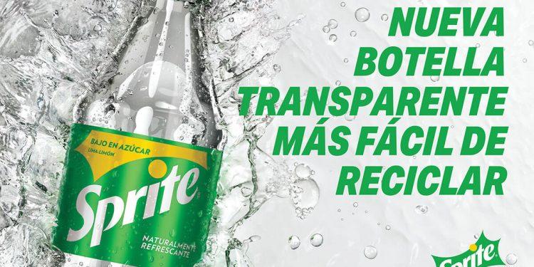 Sprite estrena botellas transparentes más sostenibles