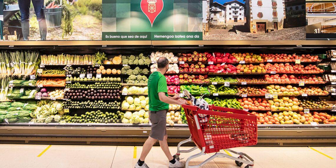 Eroski aumenta la compra de productos locales de Navarra y País Vasco