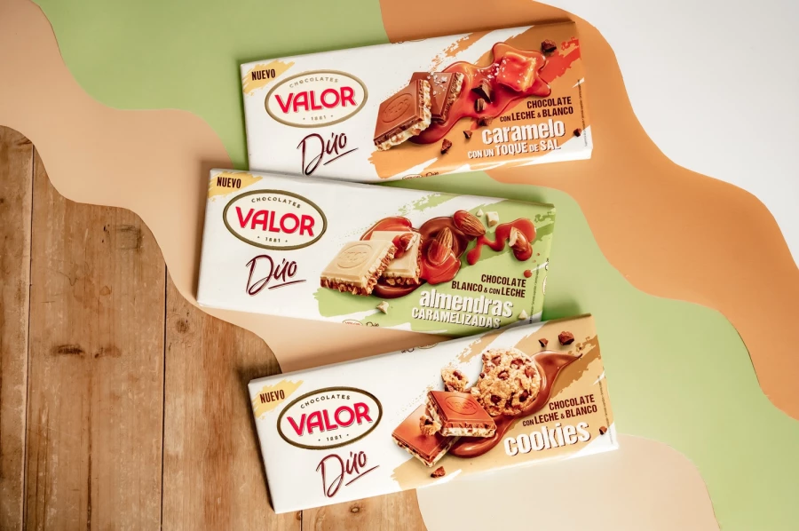 Valor Dúo lanza sus nuevas tabletas de chocolate