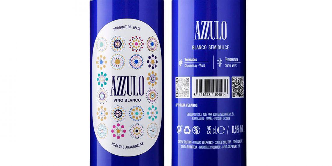 Bodegas Aragonesas lanza su vino Azzulo en formato lata