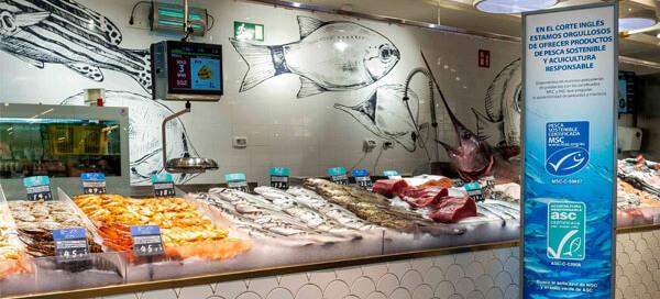 El Corte Inglés logra los sellos MSC y ASC para su pescado