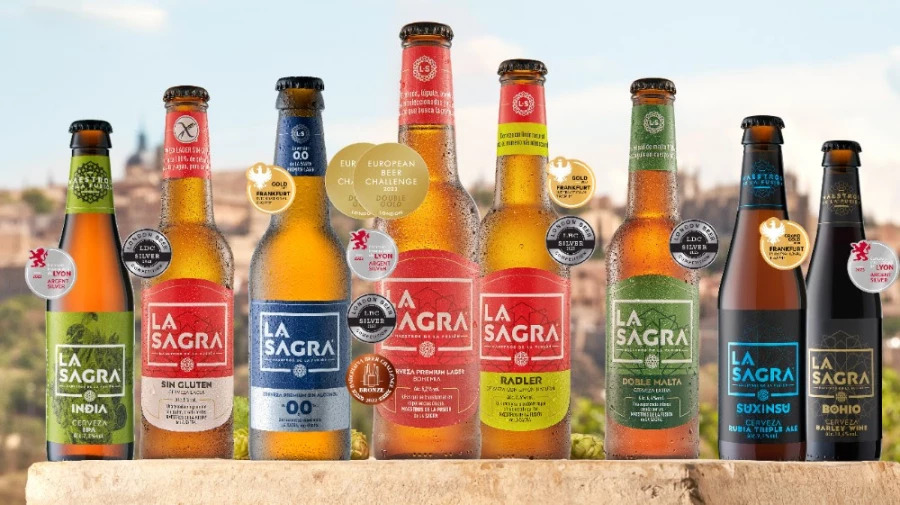 Cerveza La Sagra recibe doce galardones en el primer semestre de 2023