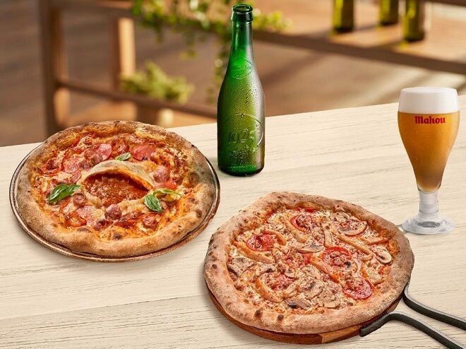 Ginos, Mahou y Alhambra proponen la cerveza perfecta para acompañar a las pizzas