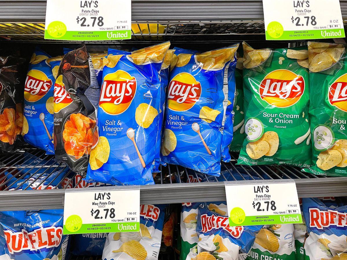 Los «snacks» de Pepsi (Doritos, Lay’s y Ruffles) sufren en España la mayor caída de Europa