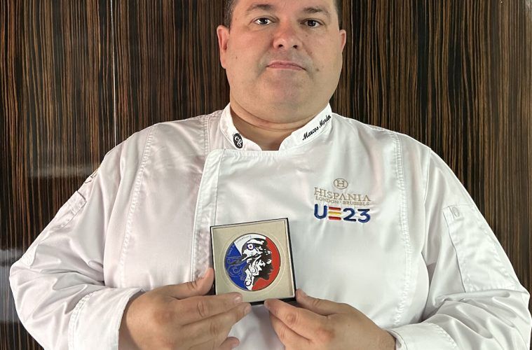 POR PRIMERA VEZ UN COCINERO ESPAÑOL, MARCOS MORÁN, MEDALLA DE HONOR DEL SENADO DE FRANCIA