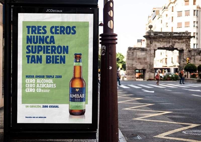 La nueva cerveza «triple cero» de Ambar