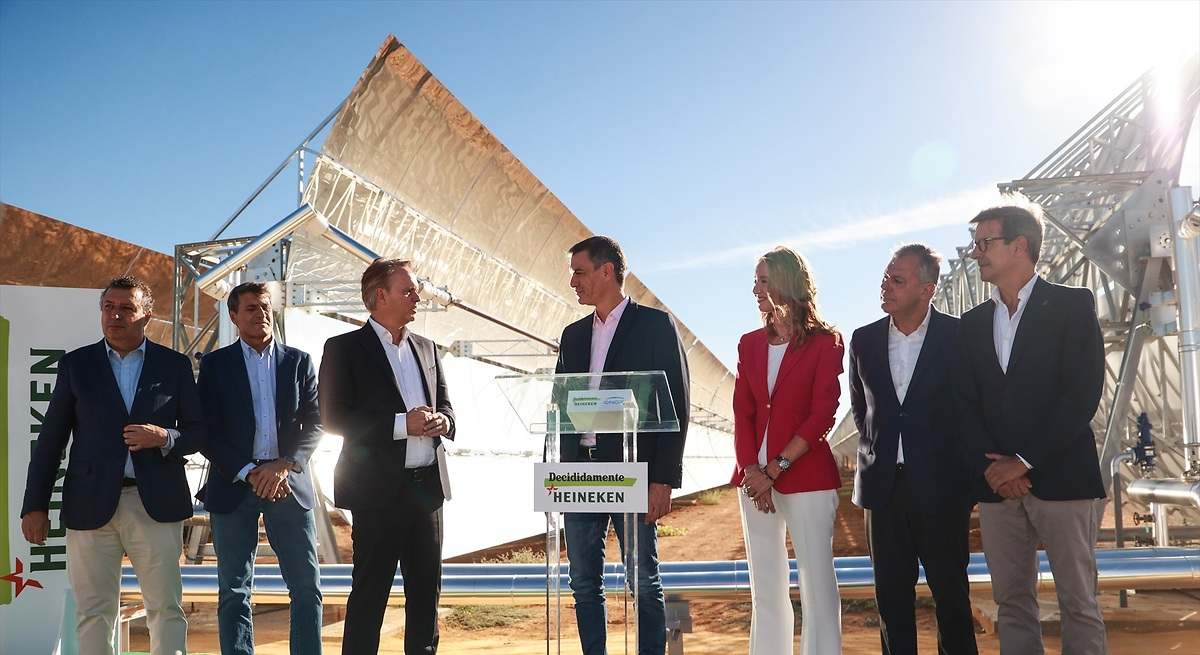 Heineken y Engie inauguran la planta termosolar de uso industrial más grande de Europa
