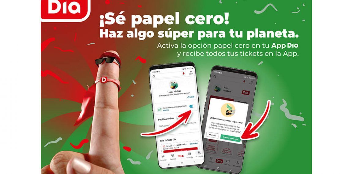 Dia eliminará más de 180 millones de tickets de papel