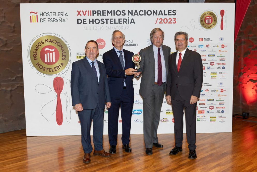 Ecovidrio recibe el ‘Premio a la entidad’ de Hostelería de España