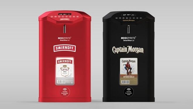 Diageo se alía con EcoSpirits para lanzar envases reutilizables en bebidas alcohólicas
