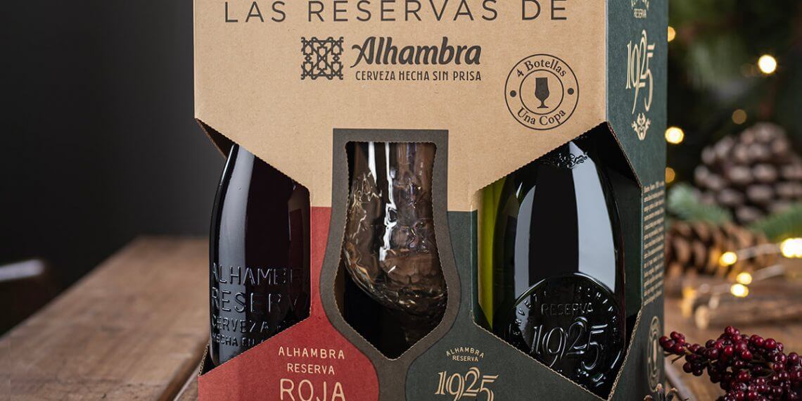 Cervezas Alhambra lanza su pack especial para Navidad