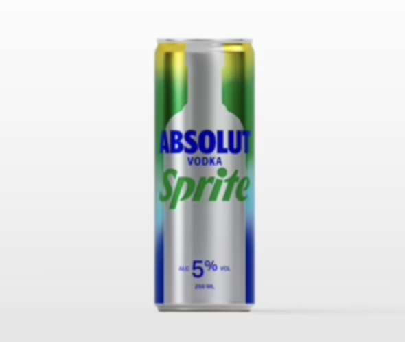 Llega a España ‘Absolut Vodka & Sprite’, fruto de la alianza entre Coca-Cola y Pernod Ricard