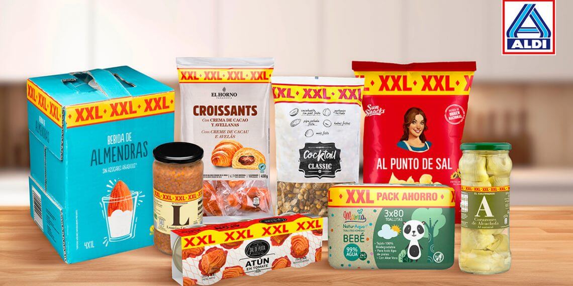 El formato extra grande de Aldi permite ahorrar a los clientes hasta un 30%