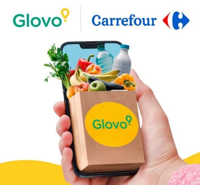 Carrefour se refuerza en omnicanalidad y lanza su servicio ‘Sprint’ en alianza con Glovo