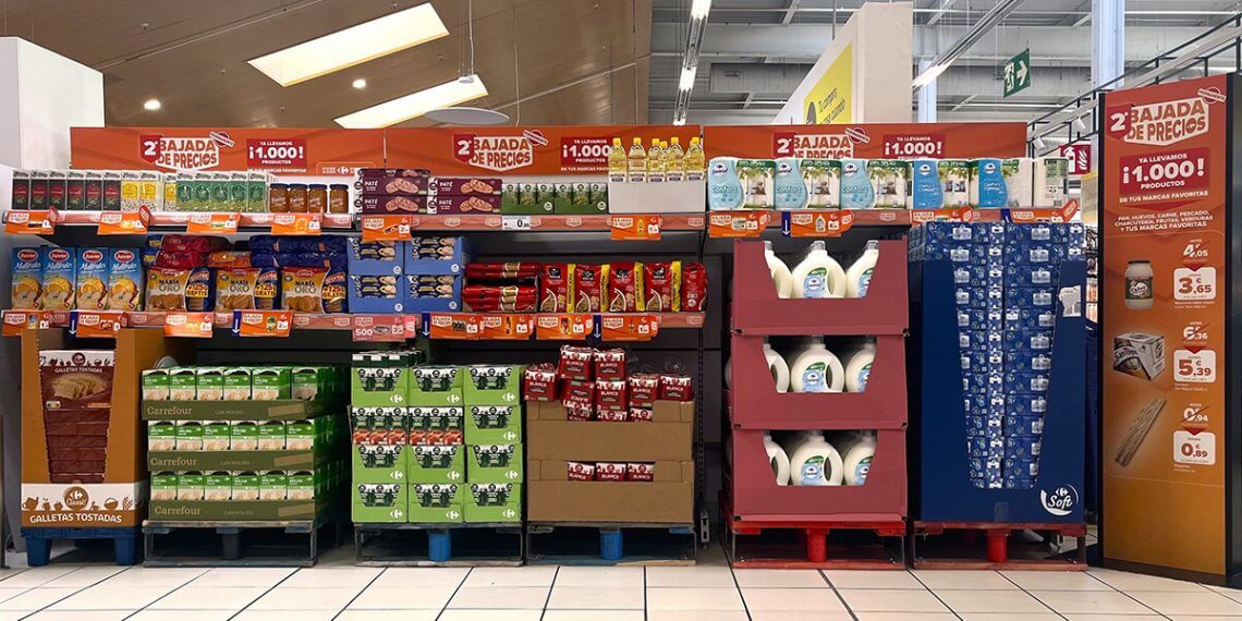 Carrefour alcanza 1.000 productos con bajada de precio permanente