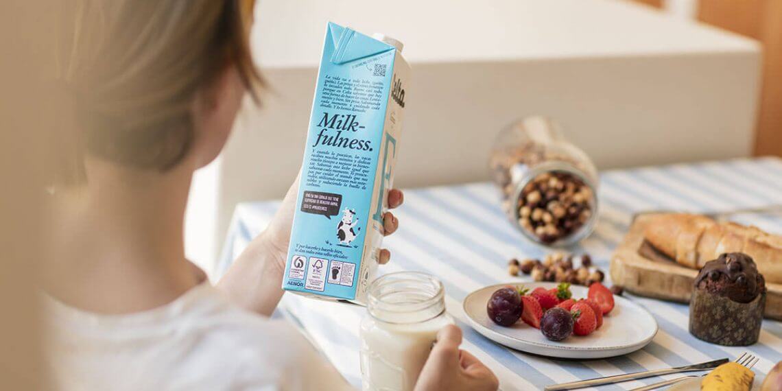 Leche Celta promociona una alimentación saludable a través del consumo de leche