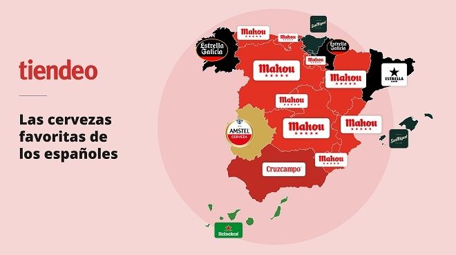Mahou, Amstel y San Miguel, las cervezas preferidas de los españoles, según Tiendeo