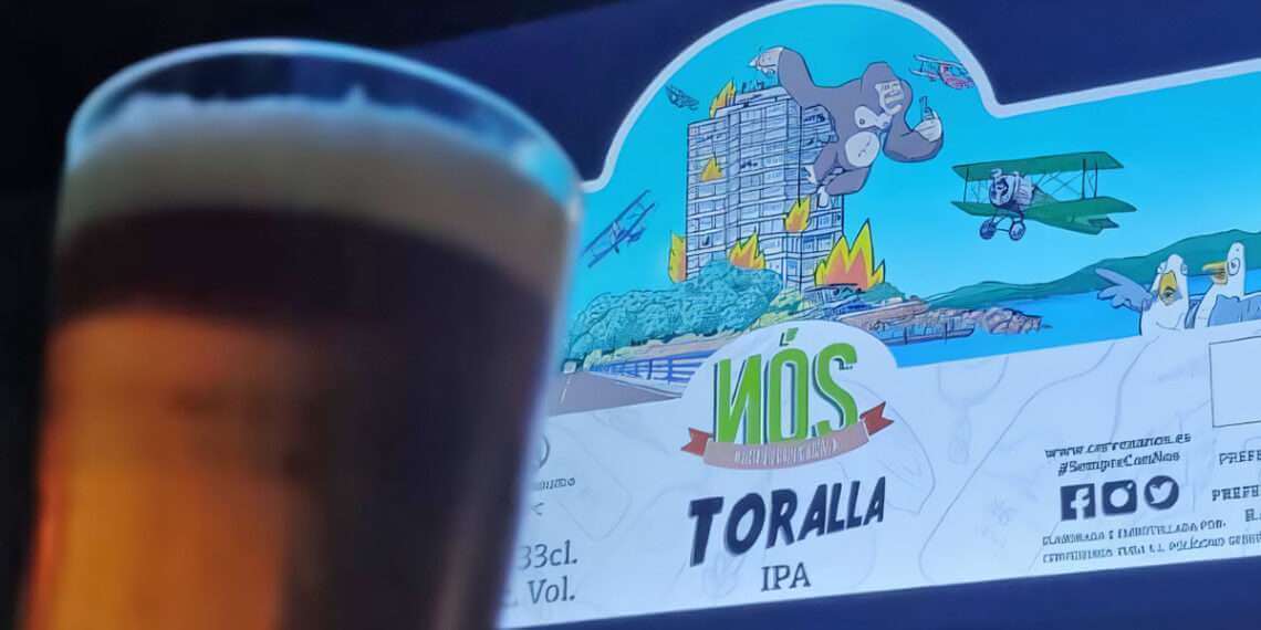 King Kong ataca Toralla, así es la nueva cerveza artesana que homenajea a la isla de Vigo