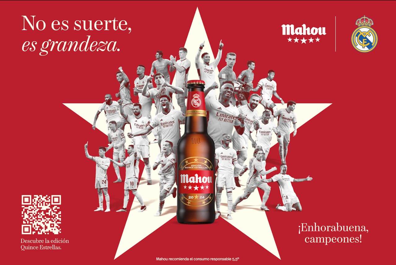 Mahou Quince estrellas.